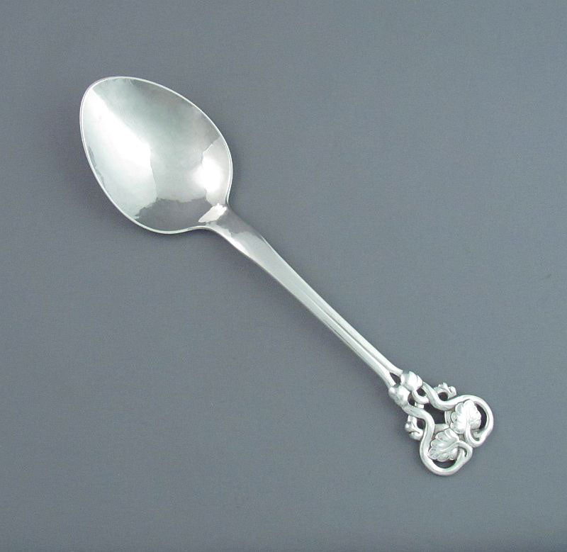 Georg Jensen Sterling Serving Spoon - JH Tee Antiques