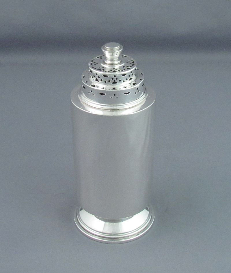Art Deco Sterling Silver Sugar Caster - JH Tee Antiques