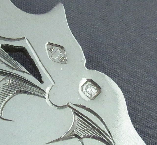 French Silver Fish Servers - JH Tee Antiques