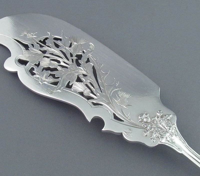 French Silver Fish Servers - JH Tee Antiques