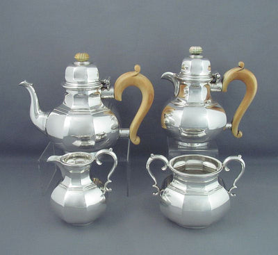 Asprey Britannia Silver Tea Set - JH Tee Antiques