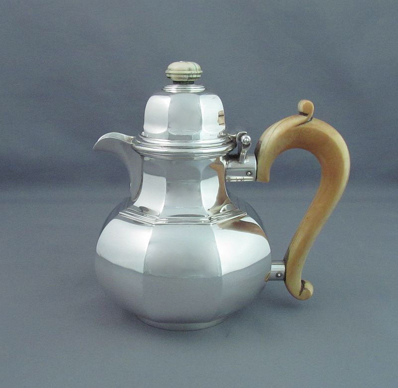 Asprey Britannia Silver Tea Set - JH Tee Antiques