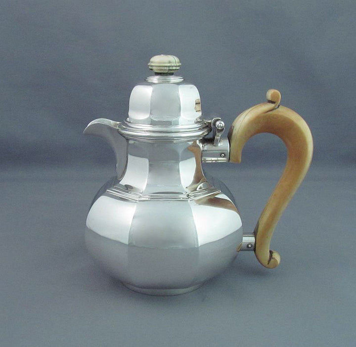 Asprey Britannia Silver Tea Set - JH Tee Antiques