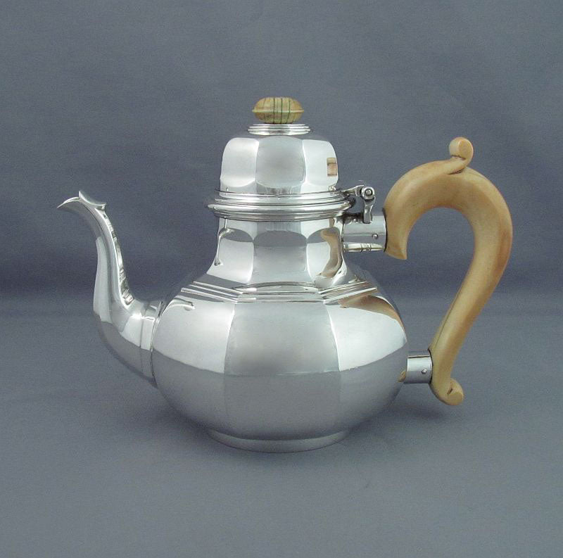 Asprey Britannia Silver Tea Set - JH Tee Antiques