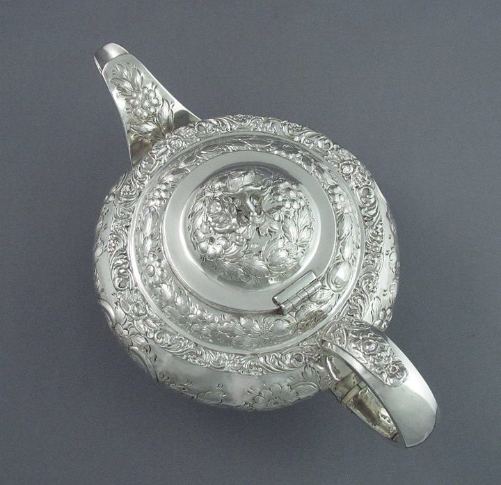 George IV Silver Tea Set - JH Tee Antiques