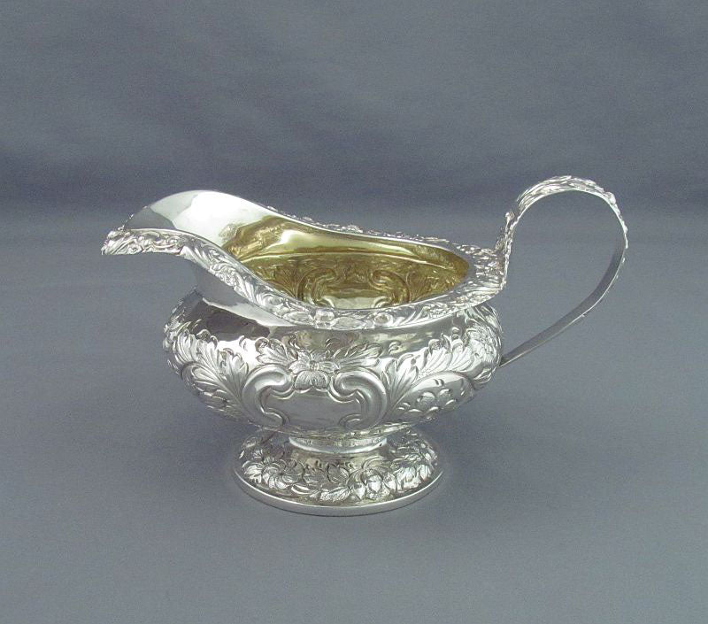 George IV Silver Tea Set - JH Tee Antiques