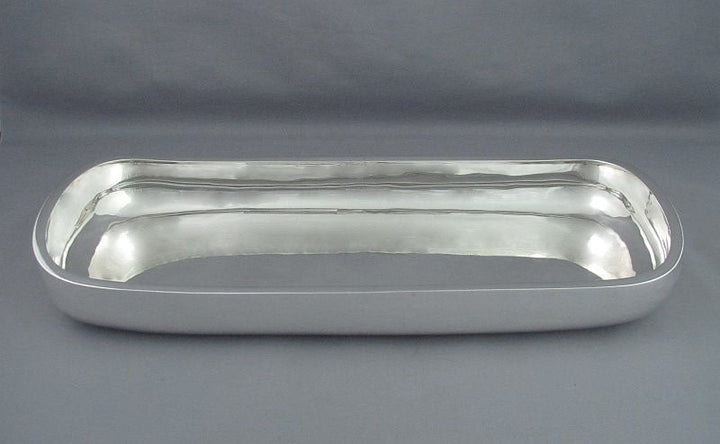 Modernist Sterling Silver Jardiniere - JH Tee Antiques