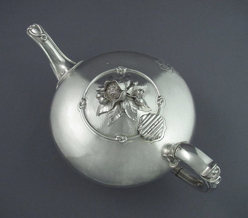 Massive French Sterling Silver Tea Service - JH Tee Antiques