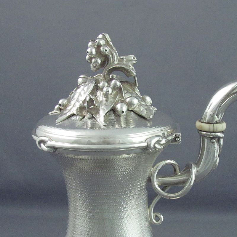 Massive French Sterling Silver Tea Service - JH Tee Antiques