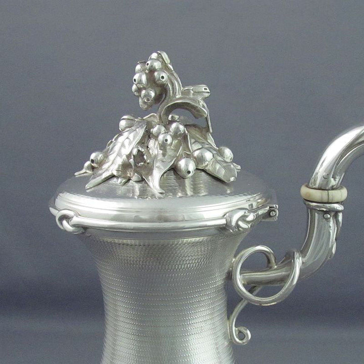 Massive French Sterling Silver Tea Service - JH Tee Antiques