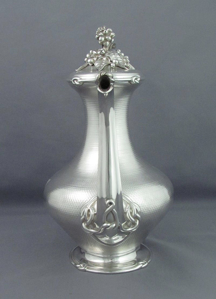 Massive French Sterling Silver Tea Service - JH Tee Antiques