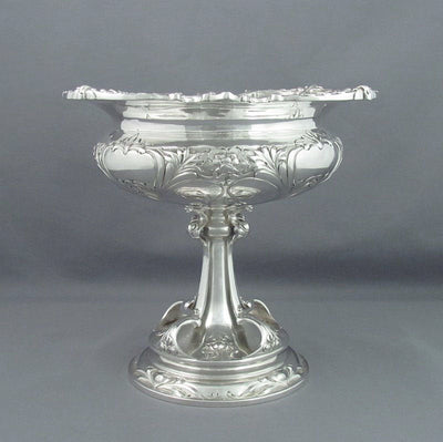 Art Nouveau Silver Comport - JH Tee Antiques