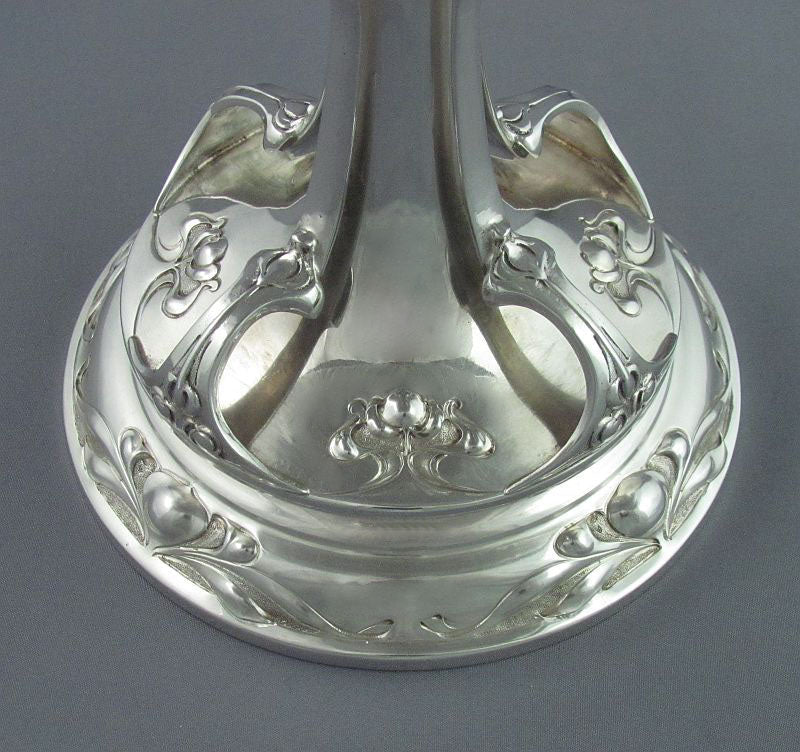 Art Nouveau Silver Comport - JH Tee Antiques