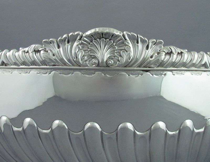 Victorian Sterling Silver Punch Bowl - JH Tee Antiques