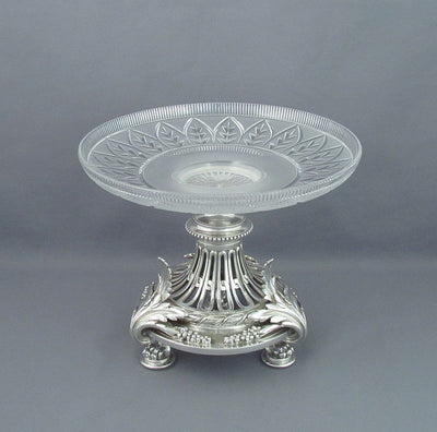 Christofle Silver Plated Dessert Stand - JH Tee Antiques