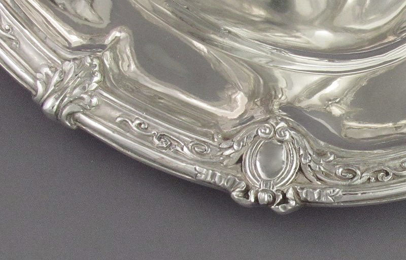 French 950 Silver Gravy Boat - JH Tee Antiques