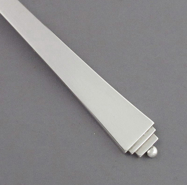 Georg Jensen Pyramid Pattern Meat Fork - JH Tee Antiques