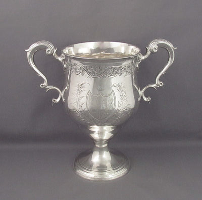 Large George III Irish Silver Loving Cup - JH Tee Antiques