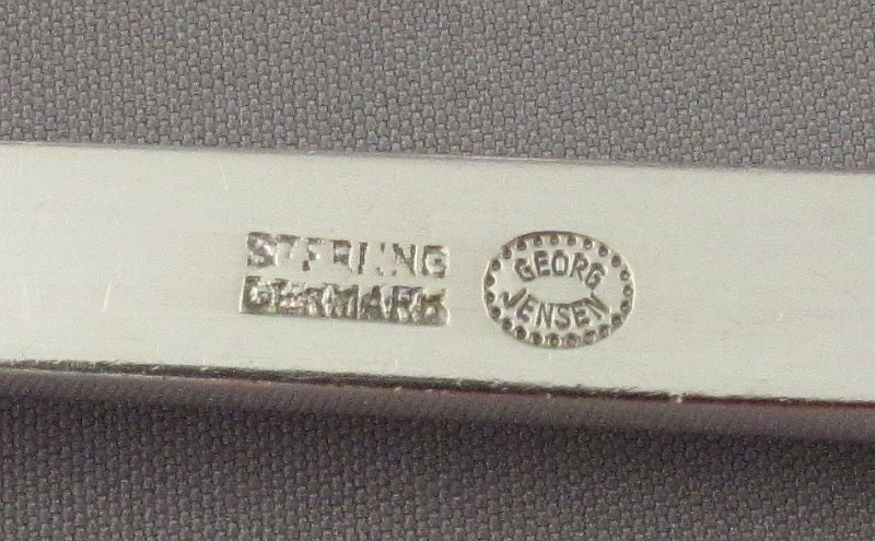 Four Georg Jensen Sterling Silver Lobster Picks - JH Tee Antiques