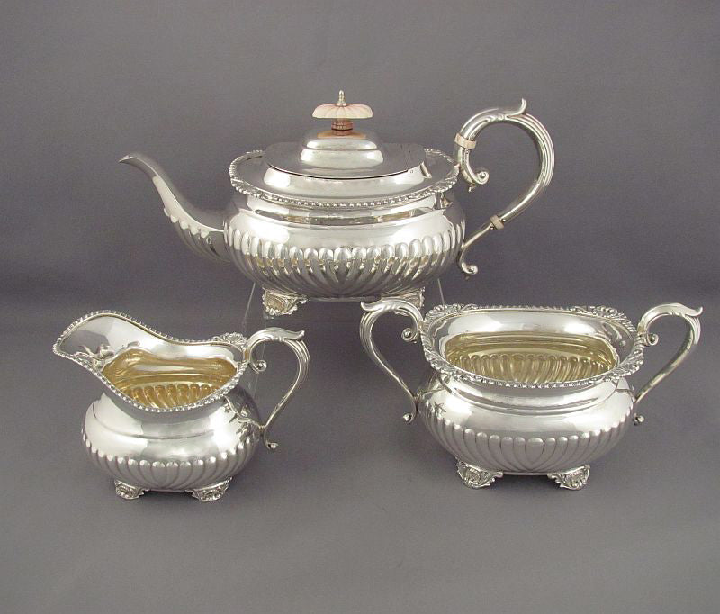 Birks Sterling Silver Tea Service - JH Tee Antiques