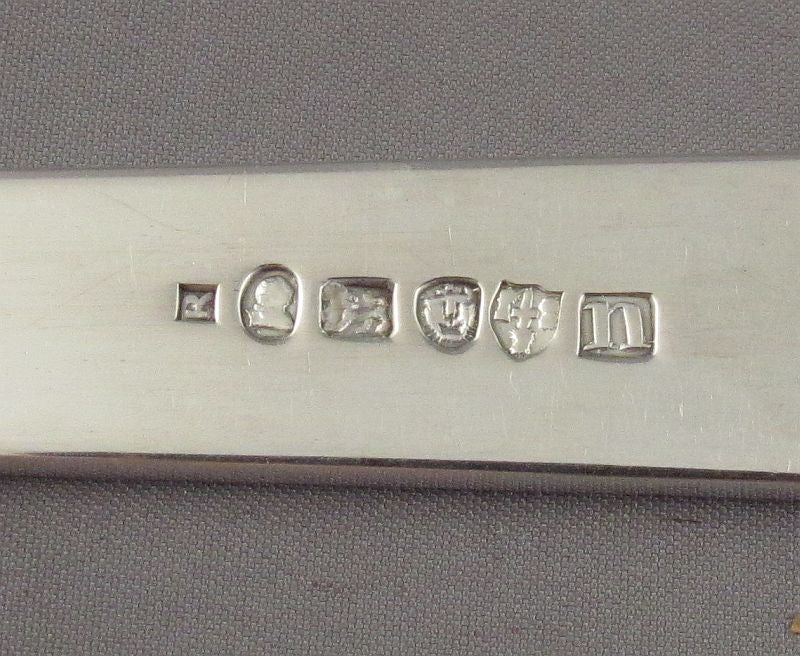 Rare English Provincial Silver Meat Skewer - JH Tee Antiques