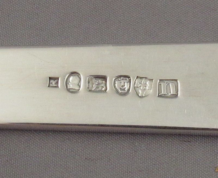 Rare English Provincial Silver Meat Skewer - JH Tee Antiques