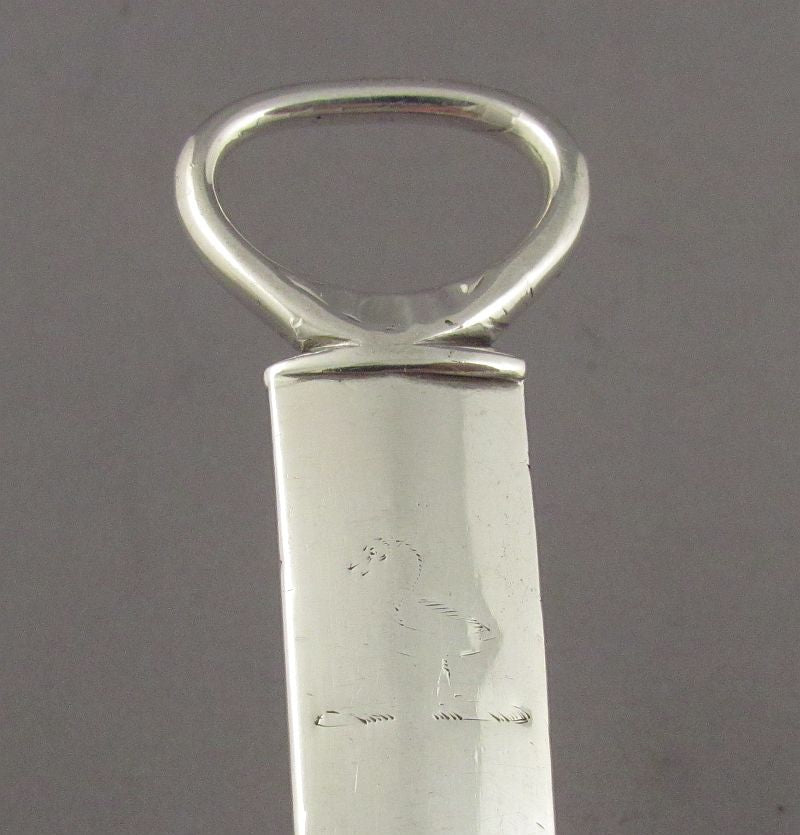 Rare 18th Century Chester Silver Meat Skewer - JH Tee Antiques