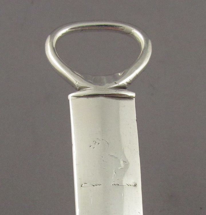 Rare 18th Century Chester Silver Meat Skewer - JH Tee Antiques