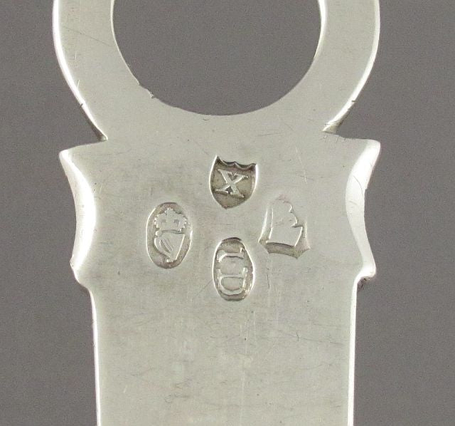 George III Irish Silver Meat Skewer - JH Tee Antiques