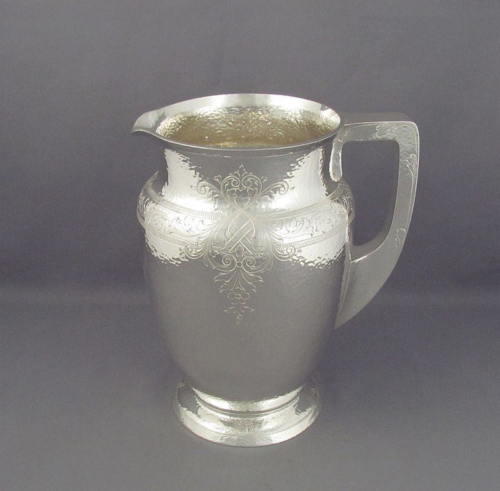 Gorham Sterling Silver Water Jug - JH Tee Antiques