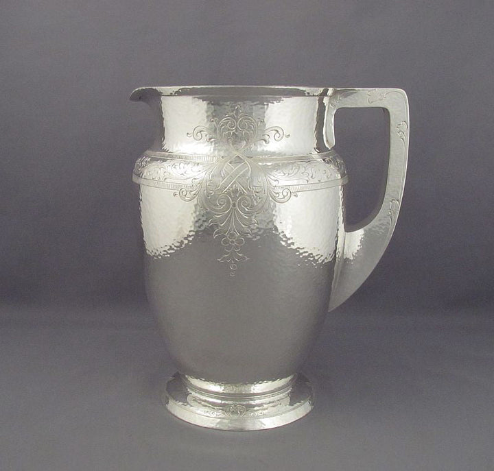 Gorham Sterling Silver Water Jug - JH Tee Antiques