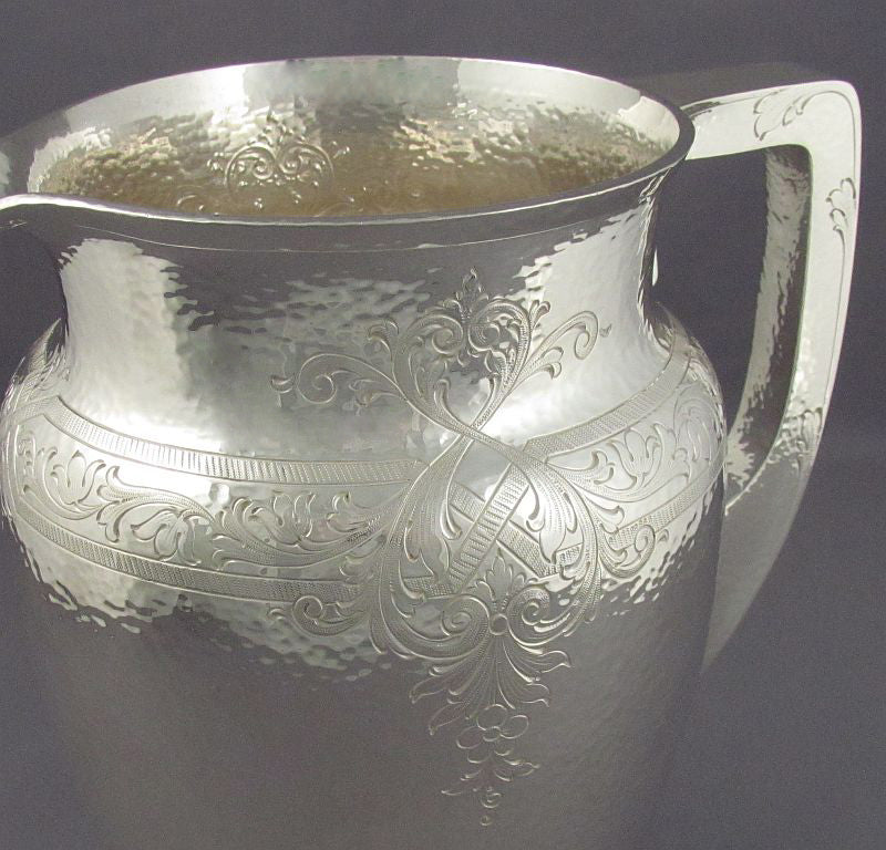 Gorham Sterling Silver Water Jug - JH Tee Antiques