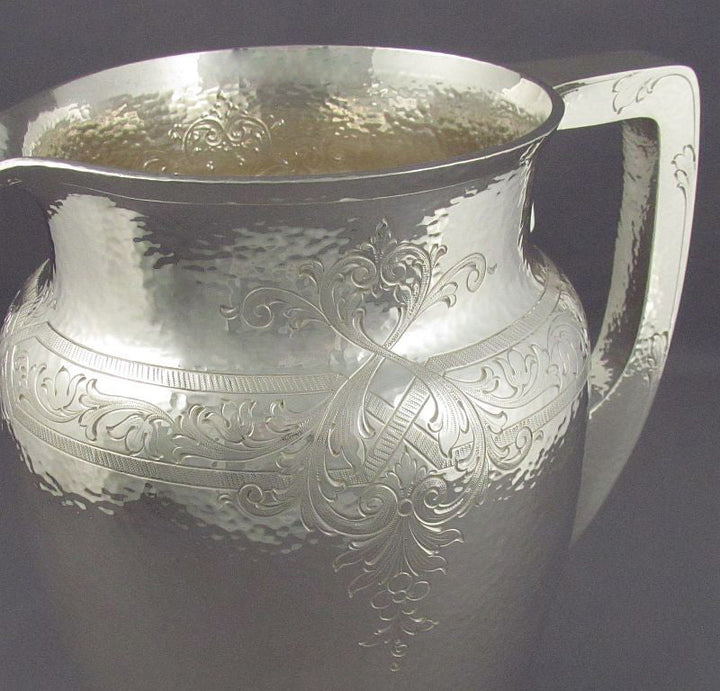 Gorham Sterling Silver Water Jug - JH Tee Antiques