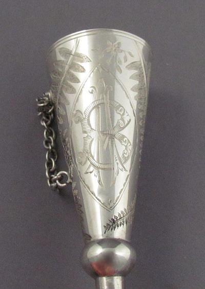 Victorian Silver Posy Holder - JH Tee Antiques