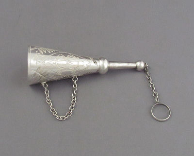 Victorian Silver Posy Holder - JH Tee Antiques