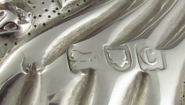 Victorian Sterling Silver Inkwell - JH Tee Antiques