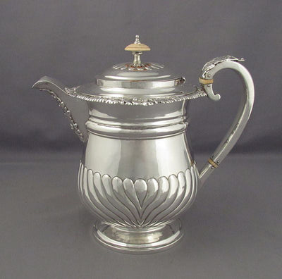 George IV Silver Coffee Biggin - JH Tee Antiques