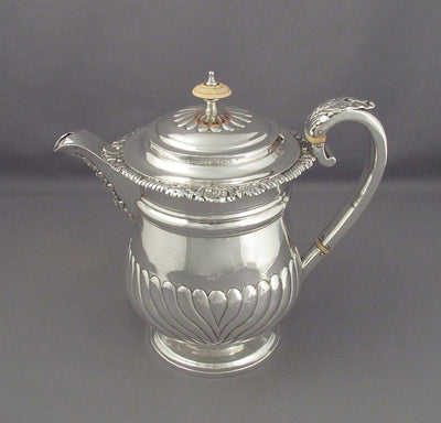 George IV Silver Coffee Biggin - JH Tee Antiques