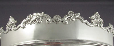 Edwardian Sterling Silver Punch Bowl - JH Tee Antiques