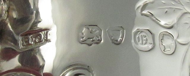 Victorian Silver Christening Mug - JH Tee Antiques
