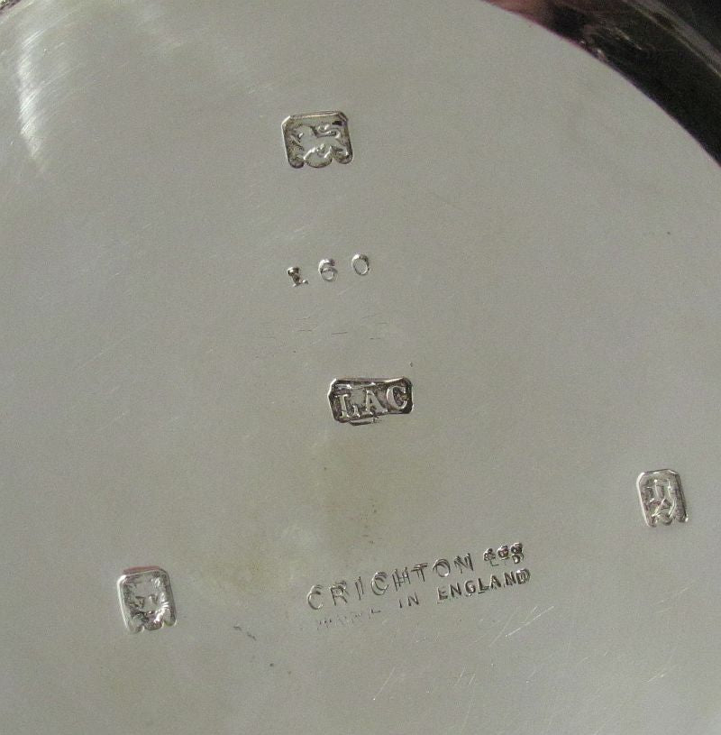 George I Style Sterling Silver Kettle - JH Tee Antiques