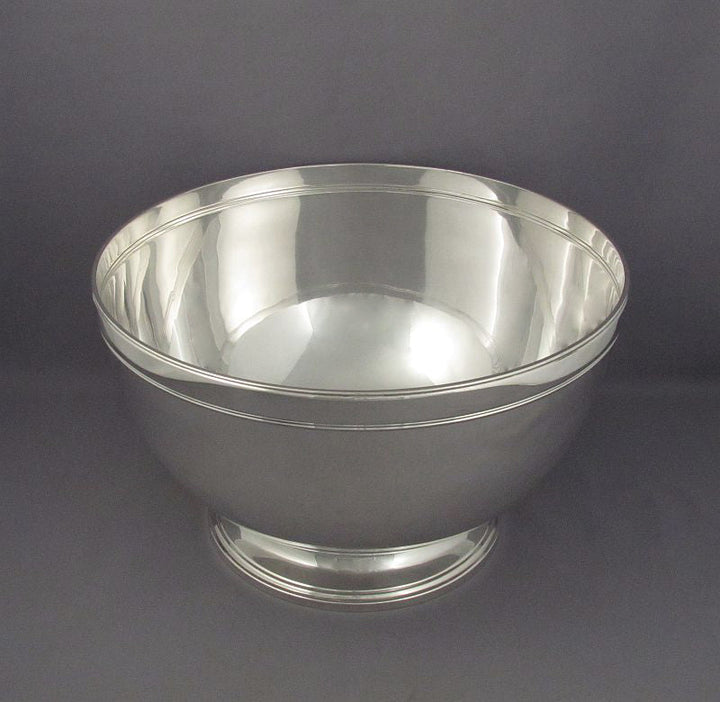 Tiffany Sterling Silver Punch Bowl - JH Tee Antiques