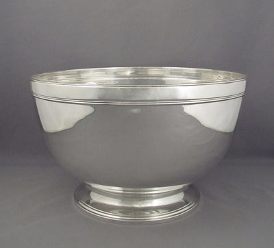 Tiffany Sterling Silver Punch Bowl - JH Tee Antiques