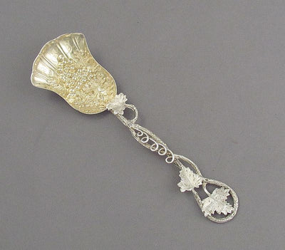 Victorian Silver Caddy Spoon - JH Tee Antiques