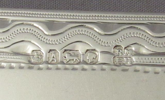 Sterling Silver and Mother of Pearl Fish Service - JH Tee Antiques