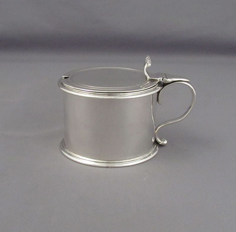 George III Sterling Silver Mustard Pot by Garrard - JH Tee Antiques
