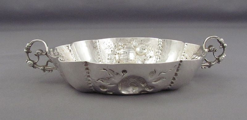 German Silver Brandy Bowl - JH Tee Antiques