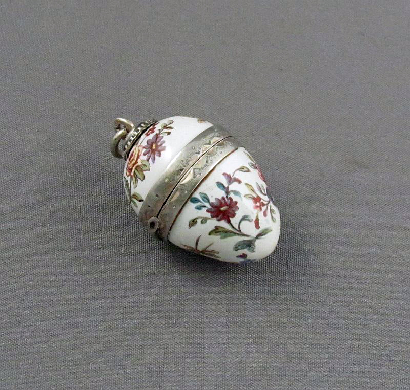 Viennese Silver and Enamel Vinaigrette - JH Tee Antiques