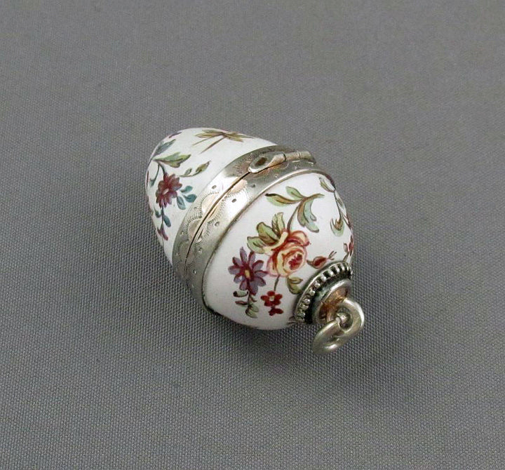 Viennese Silver and Enamel Vinaigrette - JH Tee Antiques
