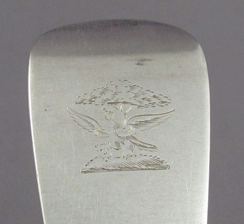 George Adams Fiddle Pattern Silver Table Forks - JH Tee Antiques